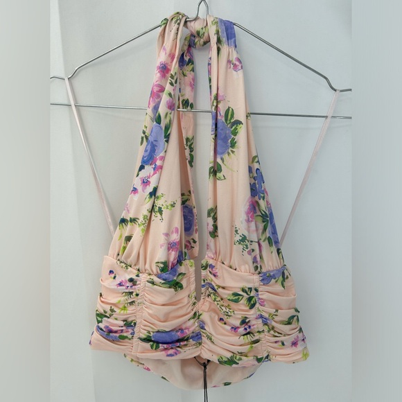 ZARA Floral Halter Top - Picture 3 of 8
